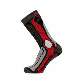 Ponožky Apasox Marmolada Velikost ponožek: 39-42 / Barva: červená