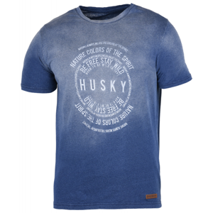 Pánské triko Husky Born M Velikost: XL / Barva: modrá