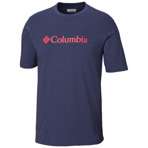 Pánské triko Columbia CSC Basic Logo Tee Velikost: XL / Barva: modrá / červená