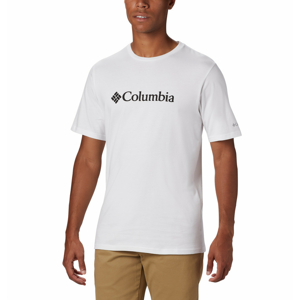 Pánské triko Columbia CSC Basic Logo Tee (2020) Velikost: M / Barva: bílá