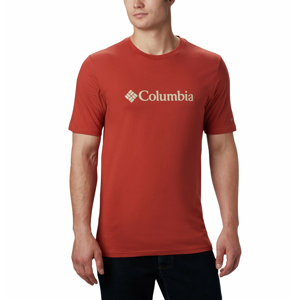 Pánské triko Columbia CSC Basic Logo Tee Velikost: L / Barva: červená