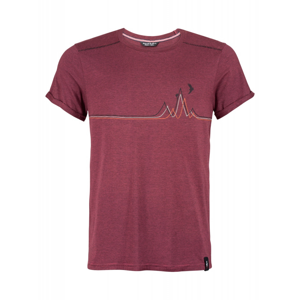 Pánské triko Chillaz Street Mountain Line Velikost: L / Barva: červená