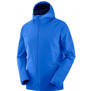 Pánská bunda Salomon Essential JKT M Velikost: XXL / Barva: modrá