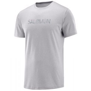 Pánské triko Salomon Agile Graphic Tee M Velikost: XXL / Barva: šedá