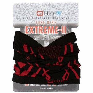 Nákrčník N-Rit Extreme II Obvod hlavy: univerzální cm / Barva: červená/černá