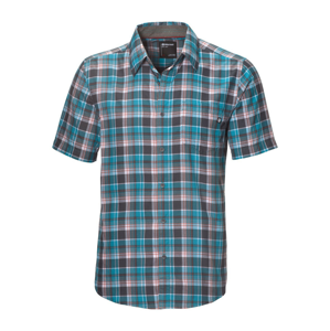Pánská košile Marmot Syrocco SS Velikost: XL / Barva: modrá