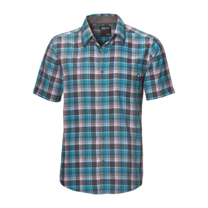 Pánská košile Marmot Syrocco SS Velikost: XXL / Barva: modrá