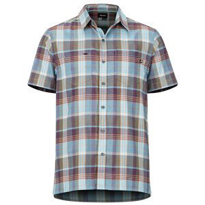 Pánská košile Marmot Innesdale SS Velikost: M / Barva: fialová/šedá