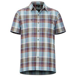 Pánská košile Marmot Innesdale SS Velikost: L / Barva: fialová/šedá