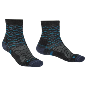 Ponožky Bridgedale Hike LW MP 3/4 Crew Velikost ponožek: 44-47 / Barva: modrá