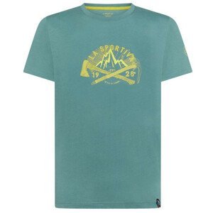 Pánské triko La Sportiva Hipster T-Shirt M Velikost: M / Barva: zelená/modrá