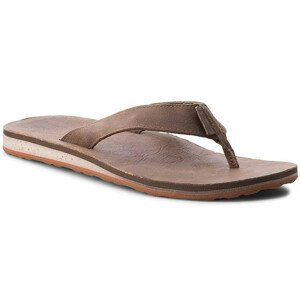 Pánské žabky Teva Classic Flip Premium Leather Velikost bot (EU): 48,5 (14) / Barva: hnědá