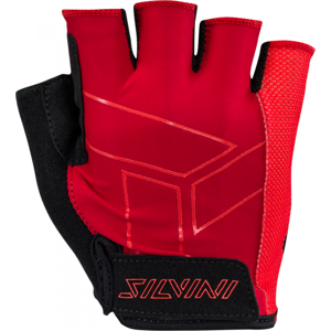 Pánské cyklo rukavice Silvini Liro MA1444 Velikost rukavic: L / Barva: červená
