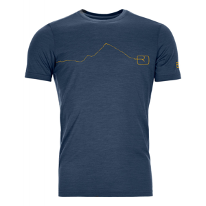 Pánské funkční triko Ortovox 120 Tec Mountain T-Shirt M Velikost: L / Barva: modrá