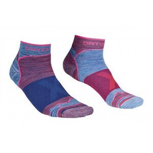 Dámské ponožky Ortovox Alpinist Low Socks W Velikost ponožek: 39-41 / Barva: červená/modrá
