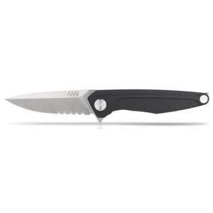 Zavírací nůž Acta Non Verba Z300 Frame lock, serrated edge, dural Barva: černá