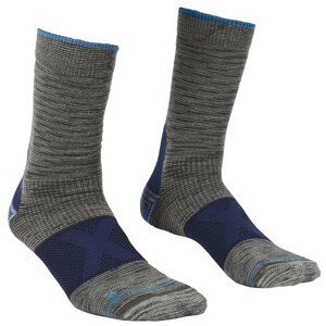 Ponožky Ortovox Alpinist Mid Socks Velikost ponožek: 45-47 / Barva: šedá