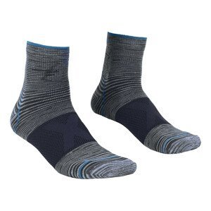 Ponožky Ortovox Alpinist Quarter Socks Velikost ponožek: 42-44 / Barva: šedá/modrá