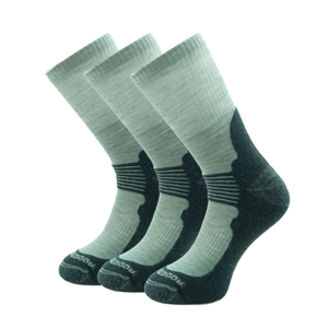 Ponožky Zulu Merino Men 3-pack Velikost ponožek: 35-38 / Barva: černá/šedá