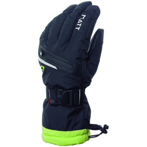 Pánské lyžařské rukavice Matt 3191 Hendel Tootex Velikost rukavic: L / Barva: černá/zelená