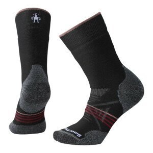 Dámské ponožky Smartwool W Phd Outdoor Medium Crew Velikost ponožek: 34-37 / Barva: černá/červená