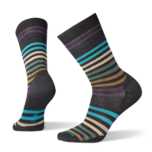 Ponožky Smartwool M Spruce Street Crew Velikost ponožek: 38-41 / Barva: černá/šedá