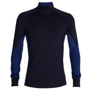 Pánské triko Icebreaker Mens 260 Zone LS Half Zip Velikost: XXL / Barva: modrá