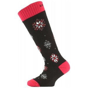 Dětské ponožky Lasting Sja Velikost ponožek: 24-28 (XXS) / Barva: černá