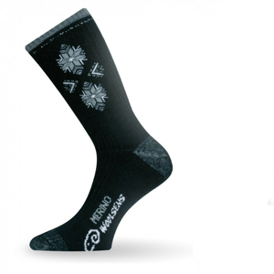 Ponožky Lasting SCK Velikost ponožek: 38-41 / Barva: černá/šedá