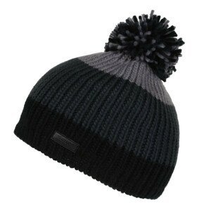 Dětská zimní čepice Regatta Davin Hat II Dětská velikost: 11-13 let / Barva: černá/šedá