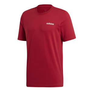 Pánské triko Adidas Ascend Essentials Plain Velikost: XL / Barva: červená