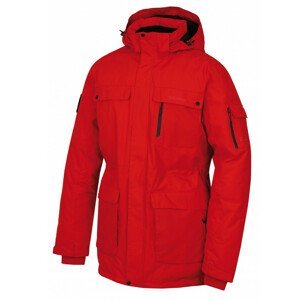 Pánská péřová bunda Husky Dantex M Velikost: XL / Barva: červená