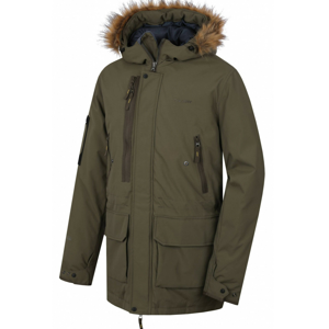 Pánská zimní bunda Husky Nelidas M Velikost: XL / Barva: zelená