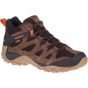 Pánské boty Merrell Alverstone Mid Gtx Velikost bot (EU): 46,5 (UK 11,5) / Barva: tmavě hnědá