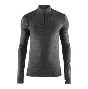 Pánské triko Craft Fuseknit Comfort Zip Velikost: M / Barva: šedá