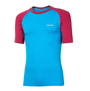 Pánské funkční triko Progress E NKR 28CA Velikost: L / Barva: červená/modrá