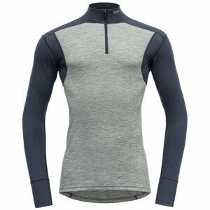 Pánské triko Devold Hiking Half Zip Neck Velikost: L / Barva: šedá