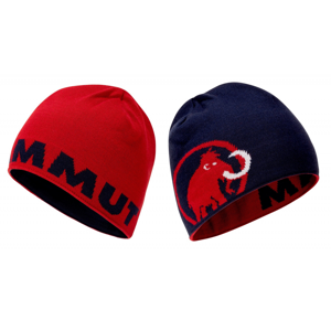 Čepice Mammut Logo Beanie Barva: červená/modrá