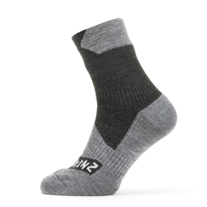 Nepromokavé ponožky SealSkinz WP All Weather Ankle Velikost ponožek: 36-38 / Barva: černá/šedá