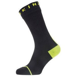 Nepromokavé ponožky SealSkinz WP All Weather Mid + Hyd Velikost ponožek: 39-42 / Barva: černá