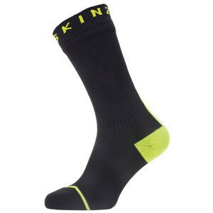 Nepromokavé ponožky SealSkinz WP All Weather Mid + Hyd Velikost ponožek: 43-46 / Barva: černá