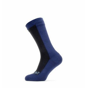 Nepromokavé ponožky SealSkinz Waterproof Cold Weather Mid Velikost ponožek: 36-38 / Barva: modrá/černá