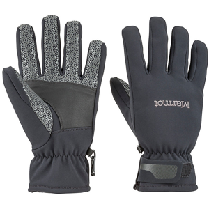 Pánské rukavice Marmot Glide Softshell Glove Velikost rukavic: M / Barva: černá