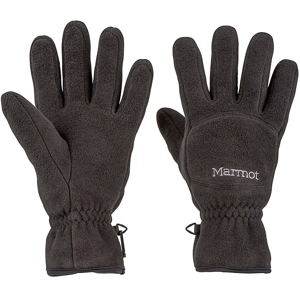 Pánské rukavice Marmot Fleece Glove Velikost rukavic: M / Barva: černá