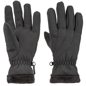 Dámské rukavice Marmot Fuzzy Wuzzy Glove Velikost rukavic: S / Barva: černá