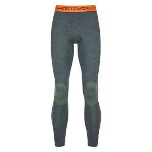 Pánské spodky Ortovox 185 Rock'n'Wool Long Pants M Velikost: XL / Barva: zelená