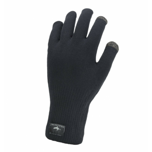 Nepromokavé rukavice SealSkinz WP All Weather Ultra Grip Velikost rukavic: S / Barva: černá