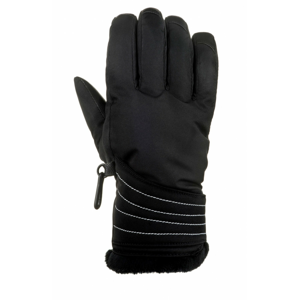 Dámské lyžařské rukavice Relax Icepeak Velikost rukavic: M / Barva: černá/bílá