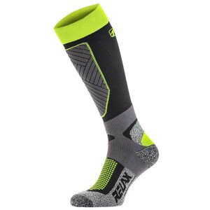 Lyžařské ponožky Relax Compress Velikost ponožek: 39-42 / Barva: černá/žlutá