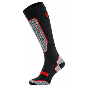 Lyžařské ponožky Relax Alpine Velikost ponožek: 39-42 / Barva: černá/červená